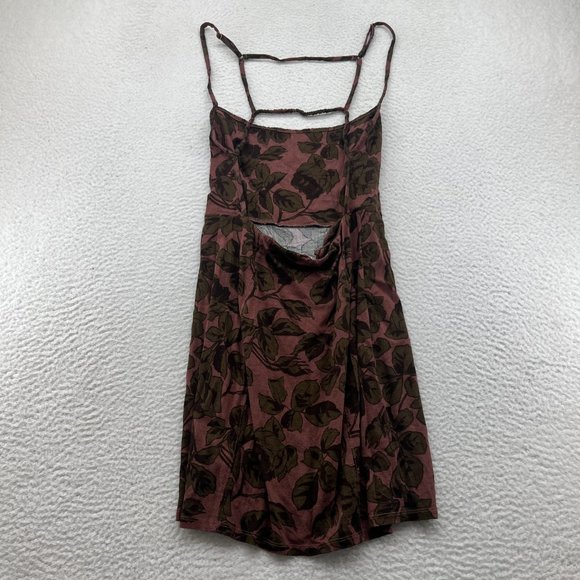 Free People | Bring It Back Printed Slip Mauve Medium - Picture 9 of 10